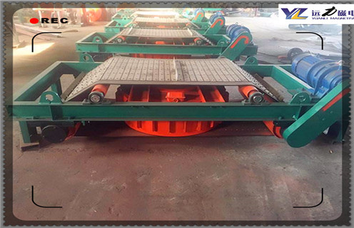 電磁自卸式除鐵器，陜西電磁自卸式除鐵器型號_陜西電磁自卸式除鐵器型號廠家配件_型號及工作視頻 