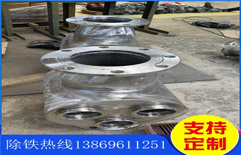 管道除鐵器，棗莊管道除鐵器_棗莊管道除鐵器應用安裝示意圖型12000高斯_可定制工作原理